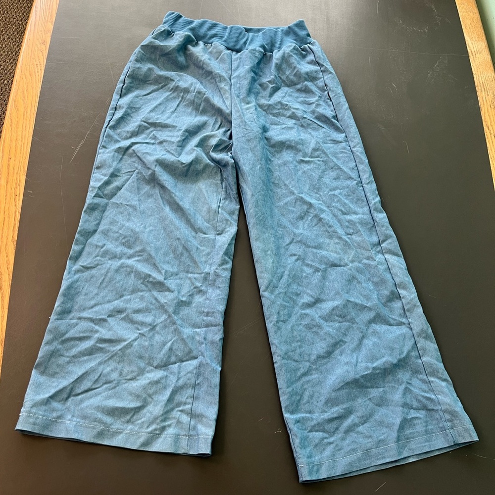 Gaovot blue mineral wash lounge pants size xl